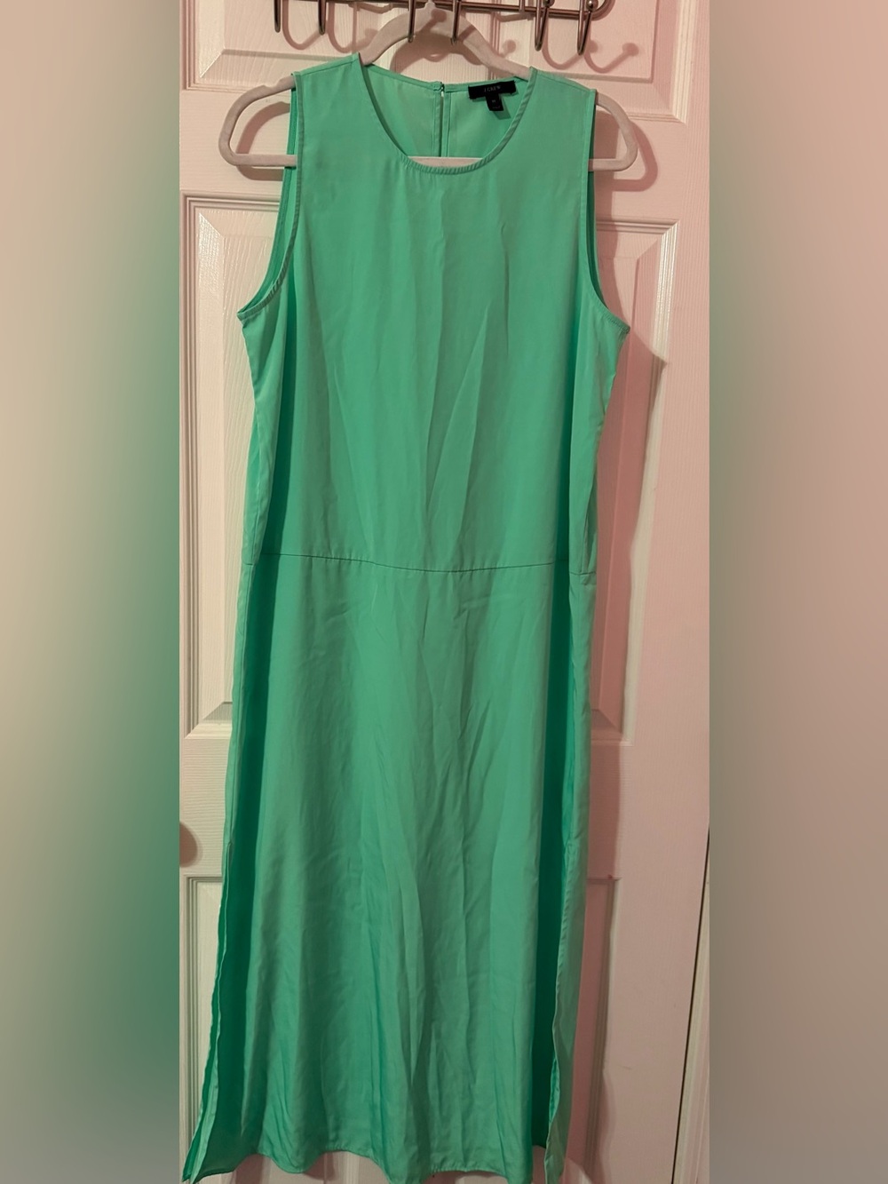 J. Crew Mint Green Sleeveless Maxi Dress